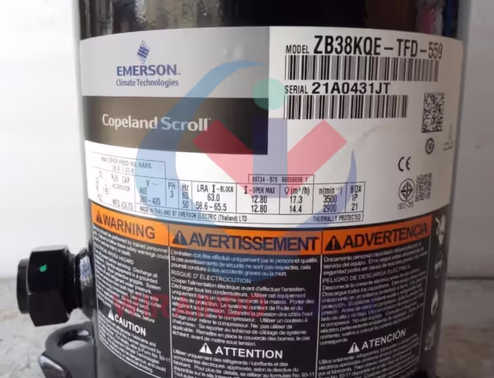 COPELAND ZB38KQE-TFD-559-3910