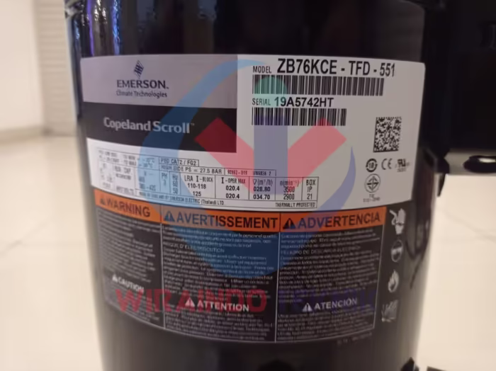 COPELAND ZB76KCE-TFD-551-3881