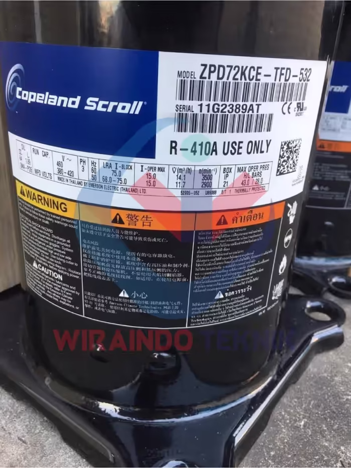 COPELAND ZPD72KCE-TFD-593-4066