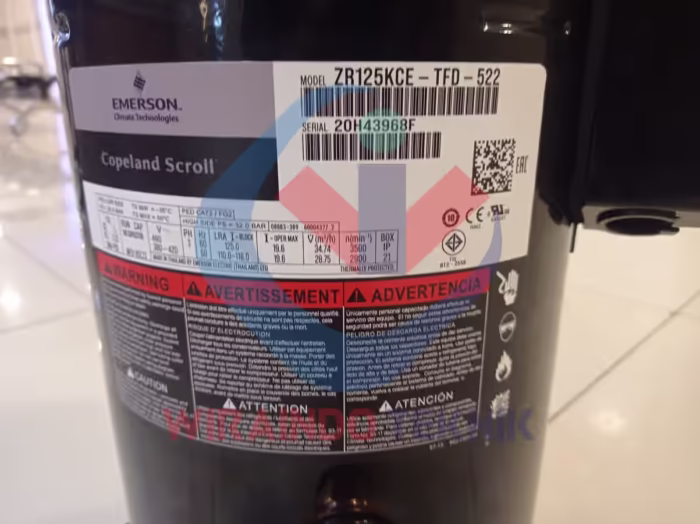 COPELAND-ZR125KCE-TFD-522-4033
