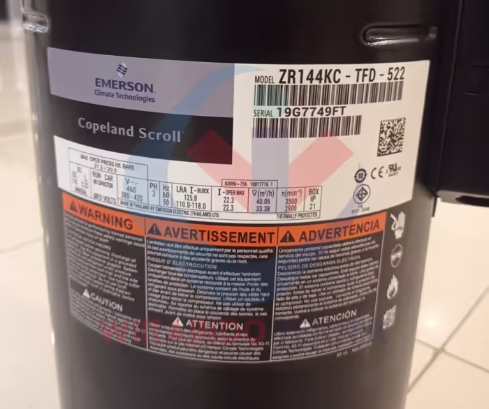 COPELAND-ZR144KC-TFD-522-4202