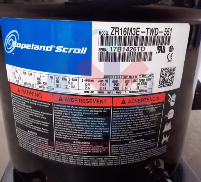 COPELAND-ZR16M3E-TWD-551-4065