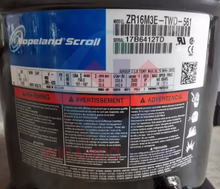 COPELAND-ZR16M3E-TWD-561-4067