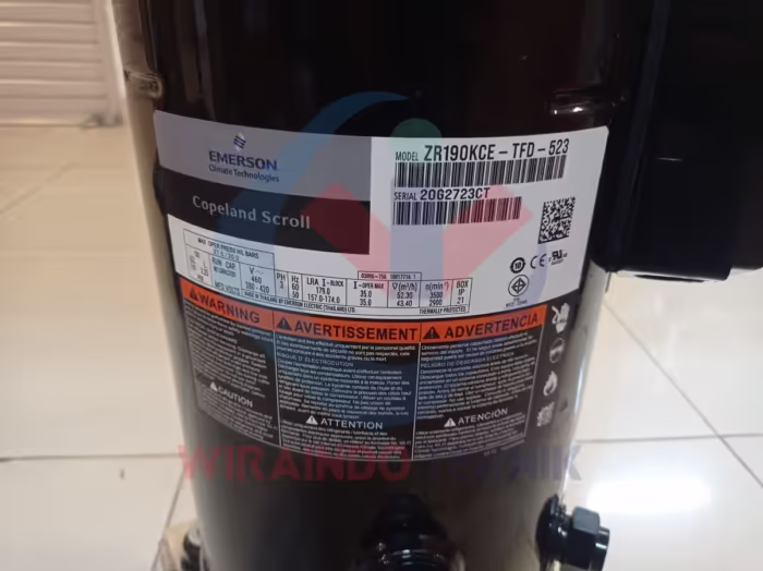 COPELAND-ZR190KCE-TFD-523-4077