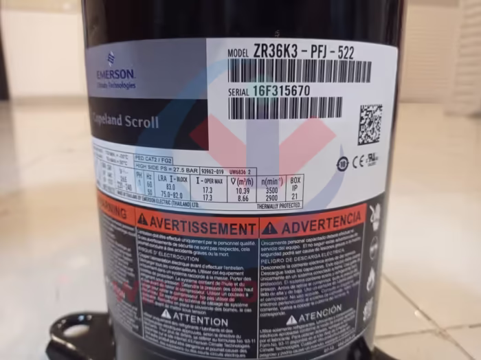 COPELAND-ZR36K3-PFJ-522-4258