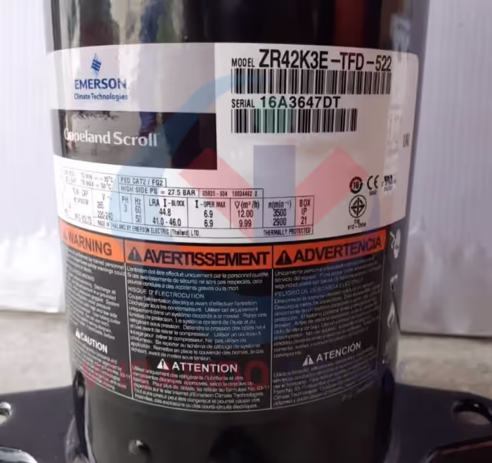 COPELAND-ZR42K3E-TFD-522-4127