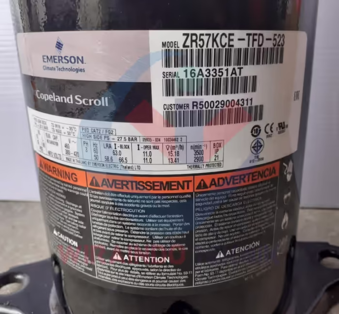 COPELAND-ZR57KCE-TFD-523-4146