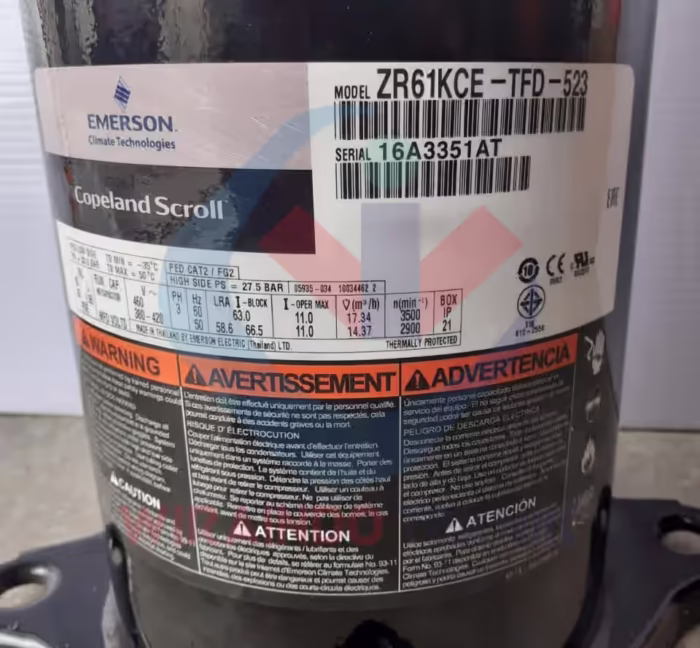 COPELAND-ZR61KCE-TFD-523-4156