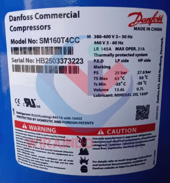 DANFOSS PERFORMER SM160T4CC-3539