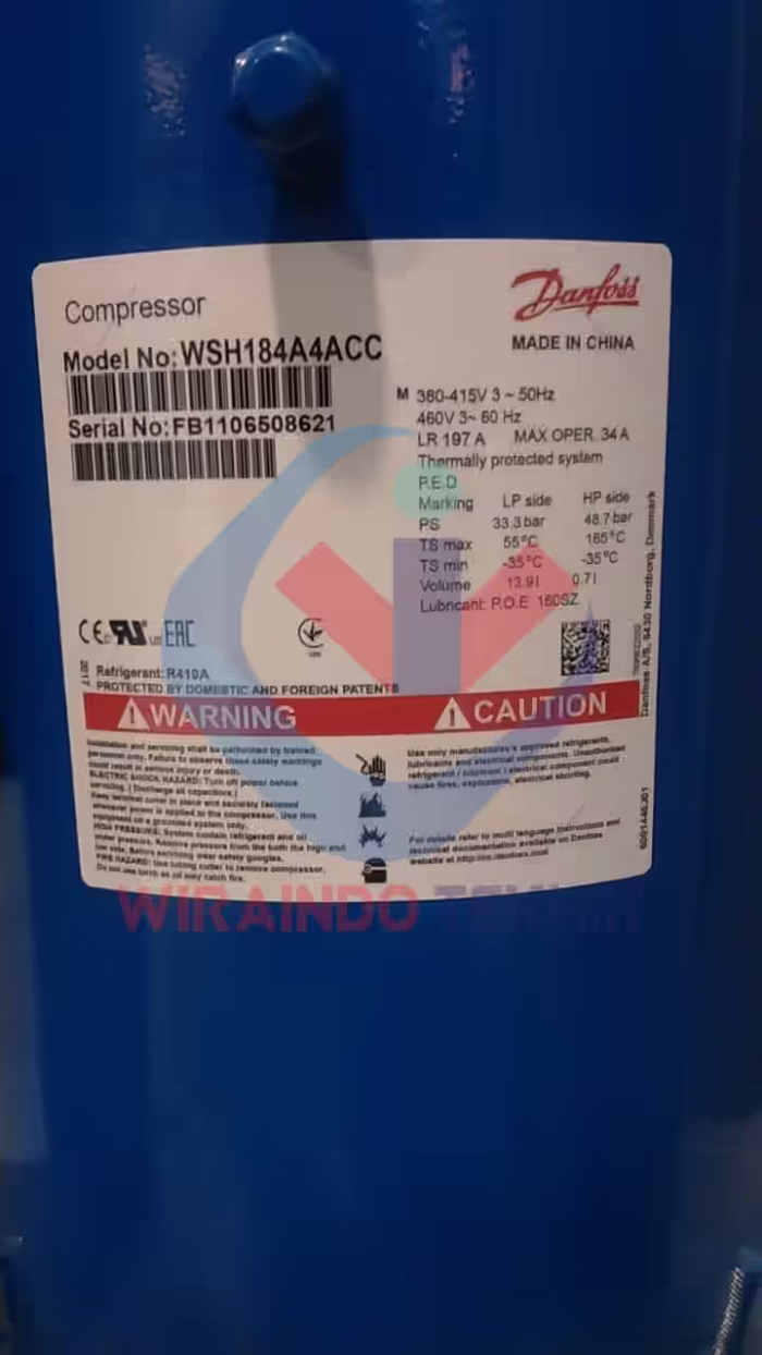 DANFOSS PERFORMER WSH184A4ACC-3600