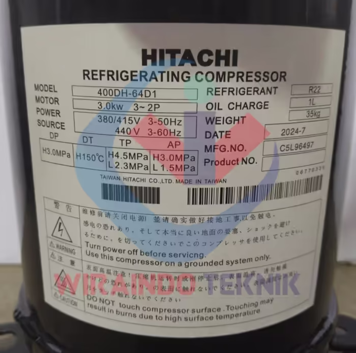 HITACHI SCROLL 400DH-64D1-3384