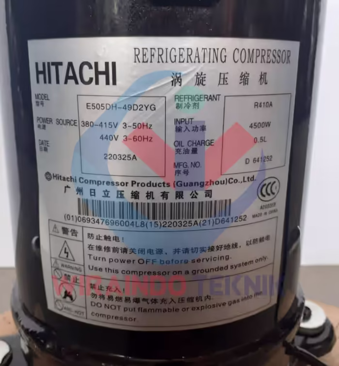 HITACHI SCROLL E505DH-49D2YG-3405