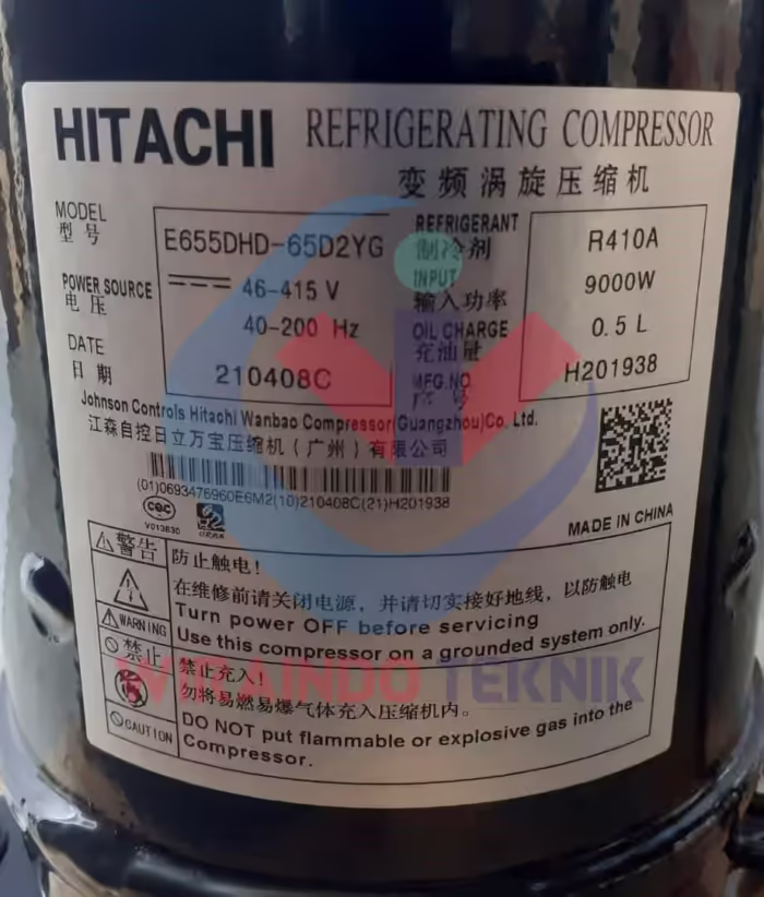 HITACHI SCROLL E655DHD-65D2YG-3411