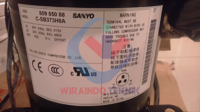 SANYO SCROLL C-SB373H8A-3319