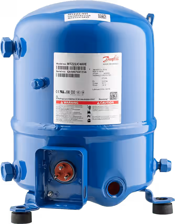 A01021003 Compressor MTZ22 4V MTZ22JC4BVE 3812cm³ 400V